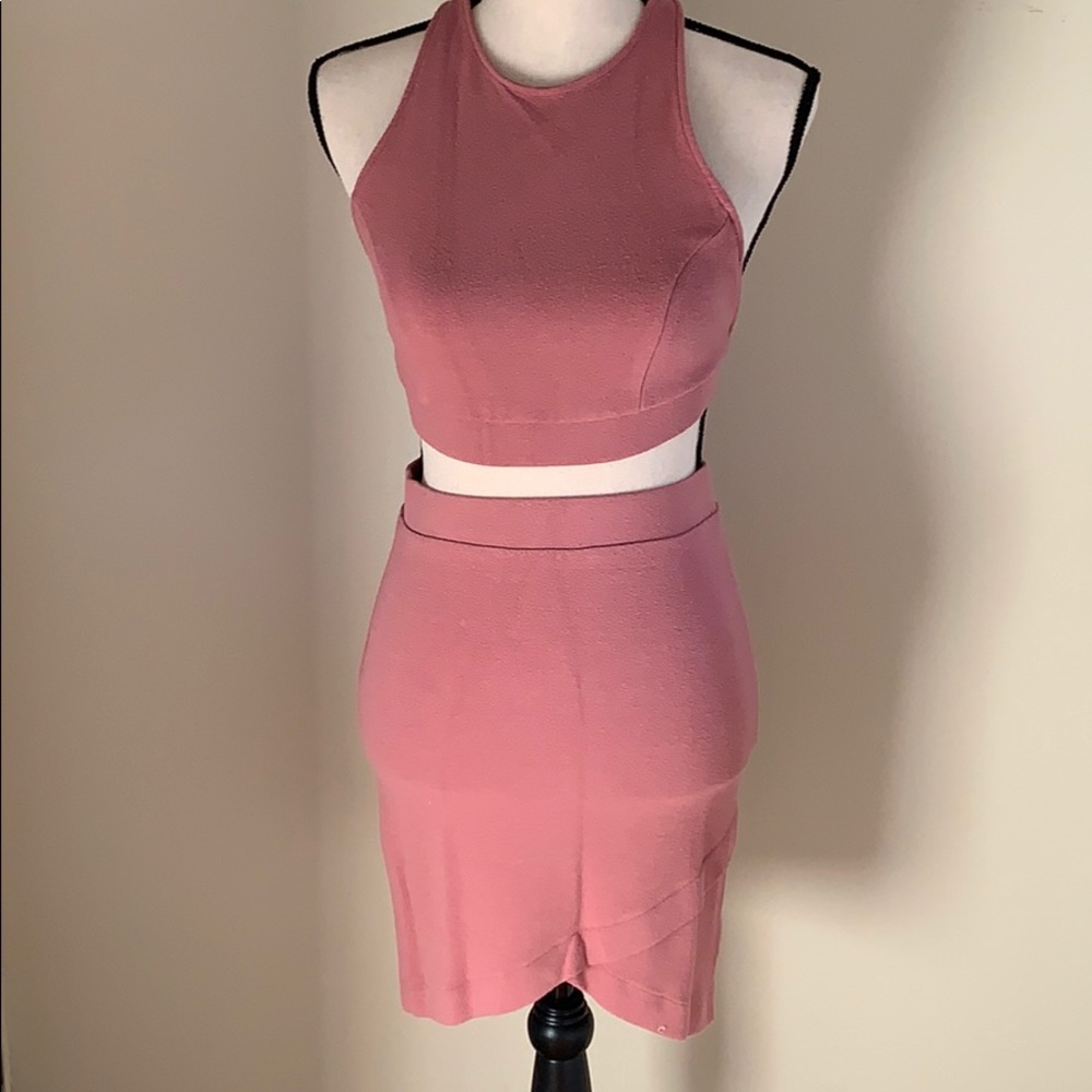 Mauve/blush two piece set